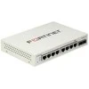 Šakotuvas FORTINET FS-108F L2 komutatorius - 8 x GE RJ45 jungtys 2 x GE SFP 12V/3A maitinimo adapteris be ventiliatoriaus, kurio įėjimo įtampa 100