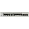 Šakotuvas FORTINET FS-108F L2 komutatorius - 8 x GE RJ45 jungtys 2 x GE SFP 12V/3A maitinimo adapteris be ventiliatoriaus, kurio įėjimo įtampa 100