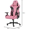 Genesis Gaming Chair Nitro 720 Atlošo apmušalų medžiaga: Eko oda, Sėdynės apmušalų medžiaga: Eko oda, Pagrindo medžiaga: Metalas, Ratukų medžiaga: Nailonas su CareGlide danga | Juodas/Rožinė