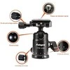 Stovas - Fotopro X-go Gecko 8kg Apkrovos Talpa Monopodo Funkcija Juodas