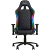 Žaidimų kėdė Fourze Lighting su RGB pašvietimu Gaming Chair, Juoda