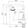 Maišytuvas plautuvei Franke Active L chrom 115.0653.298
