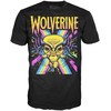 Funko Set figure POP &amp; Tee Marvel Wolverine Juodas Light