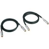 Kabelis Furutech ADL RCA (Cinch) x2 - RCA (Cinch) x2 1m juoda