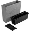 Vazonas FURU TOWER su įdėklu 44/12 L 580x180x498 mm betono sp. Prosperplast