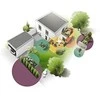 Gardena Lašelinio drėkinimo rinkinys krūmams/gyvatvorėms (50 m)