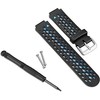 Išmaniojo laikrodžio Garmin Forerunner 230/235/630/735XT silikoninis, Juodos spalvos