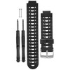 Išmaniojo laikrodžio Garmin Forerunner 230/235/630/735XT silikoninis, Juodos spalvos