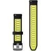 Garmin Forerunner 265S laikrodžio apyrankė, juoda/geltona, 18 mm