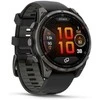 Išmanusis laikrodis Garmin fēnix® 8 Pro – 47 mm, AMOLED Sapphire, Pilkos anglies spalvos DLC titanas su juodos / pilkos akmenukų spalvos silikoniniu dirželiu