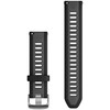 Greitai atsegamas Quick Release Garmin laikrodžio dirželis, 20 mm, Juoda/Skalūno pilka