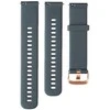 Išmaniojo laikrodžio Garmin greitai atsegamas, silikoninis dirželis, Mėlynos spalvos, 20mm