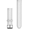 Garmin Quick Release laikrodžio apyrankė, silikoninė, 20 mm, Pilka/baltas akmuo