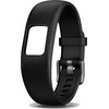Dirželis išmaniąjai apyrankei Garmin Vivofit 4, S/M dydžio, silikoninis, Juodos spalvos