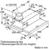 Bosch DFL064A52 Serija 4, Ištraukiamasis gartraukis, 60 cm, Sidabrinio metalo
