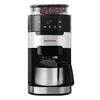 Espreso lašelinis kavos aparatas Gastroback Grind &amp; Brew Pro Thermo, Lašėjimo , 1 L, Kavos pupelės, Malta kava, Įmontuotas kavos malūnėlis, 850 W, Juodas, Nerūdijantis plienas