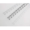 Acco Esselte Metalinės įrišimo spiralės GBC A4 21L, 10mm, 100 vnt./pak., balta sp.