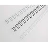 Acco Esselte Metalinės įrišimo spiralės GBC A4 21L, 14mm, 100 vnt./pak., balta sp.
