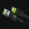 Green Cell Žalias Cell Žalias Cell USB-C kabelių komplektas 3x QC 3.0 0.3 m 1.2 m 2 m