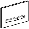 Geberit taustiņš Sigma50 square, 246x164 mm, juodas/brushed chrome ETC