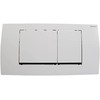WC klavišas Geberit PRZYC. TWINLINE 30 Baltas/CHROM/Baltas // DLP.G.115.899.KJ.1