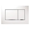Geberit Sigma30 wc mygtukas. baltas/chromas