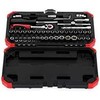 Gedore Gedore Raudona socket wrench set 1/4 SW4-14mm 46 pieces - 3300052