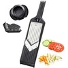 GEFU Julienne VIOLI 2.0 slicer Manual Juodas ABS synthetics, Nerūdijantis plienas