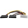 GEMBIRD CC-SATA-PSY Gembird 2 Serial ATA 15 cm maitinimo laidas