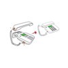 GEMBIRD TC4P4CS-2M Gembird Telefono ragelio spiralinis laidas, RJ10 (4P4C), 2 m, juodas