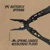 Gerber Suspension NXT juodos replės su spyruokliniu mechanizmu