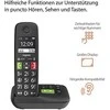 Gigaset E290A Duo Analog/DECT telephone Caller ID Juodas