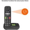 Gigaset E290A Duo Analog/DECT telephone Caller ID Juodas