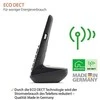 GIS Gigaset E720 Analoginio ryšio / DECT telefonas Skambintojo ID Juoda