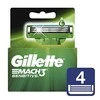 Gillette Mach3 Sensitive náhradní břity 4 ks pro muže