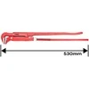 Klucz Vamzdžių raktas 90° tipo, 530 mm, 2.0 colių