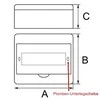 Skirstytuvas RN-8 Fala (N+PE) IP40 200x234x95mm, balta | 7.2 Elektro-Plast Opatówek