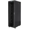 LANBERG laisvai pastatomas stelažas 19 colių spintelė 42U 800x1200 stiklinės durys LCD butas juodas