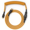 Glorious Coiled Cable susuktas klaviatūros laidas Glorious Gold, USB-C į USB-A – 1,37m, aukso spalvos
