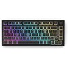 Klaviatūra Glorious Aura Keycaps - 145 Keycaps, US išdėstymas, juodos spalvos