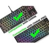 Klaviatūra Glorious Aura Keycaps - 145 Keycaps, US išdėstymas, juodos spalvos