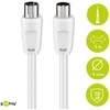 Goobay Kabelis MicroConnect Antena 5m balta (COAX050W)