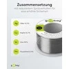 Goobay Litavimo skarda su fliusu 1,0 mm 100 g bešvinė