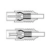 Goobay antenos kabelis 10,0 m, baltas, su feritu (80 dB), 2x ekranuotas