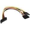 Goobay Maitinimo adapteris 15 kontaktų SATA maitinimui, 2 kietiesiems diskams, 10 cm DELTACO / SATA-15