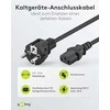 Goobay F tipas, CEE 7/7 - C13 maitinimo laidas, 3 m, juodas