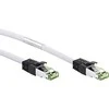 Goobay Goobay CAT 8.1 pleistras kabelis, S / FTP (PiMF), baltas, 10 m - LSZH be halogenų, varinis AWG 24 (55129)