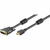 Kabelis DVI-D (18+1) Single Link - HDMI Goobay 5m