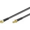 Goobay MicroConnect RP- SMA, 1m, juoda (51675)