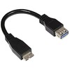Good Connections Kabelis USB 3.0 OTG (On-the-go), St. Micro B an Bu. A, schw. 0,1